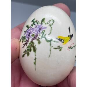 Vintage Asian painted eggs with Asian writing
